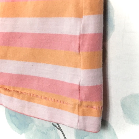 3 for $15 GAP Kids Orange Pink Stripe Short Sleeve Stretch Tshirt Palm Tree Top - Picture 6 of 8